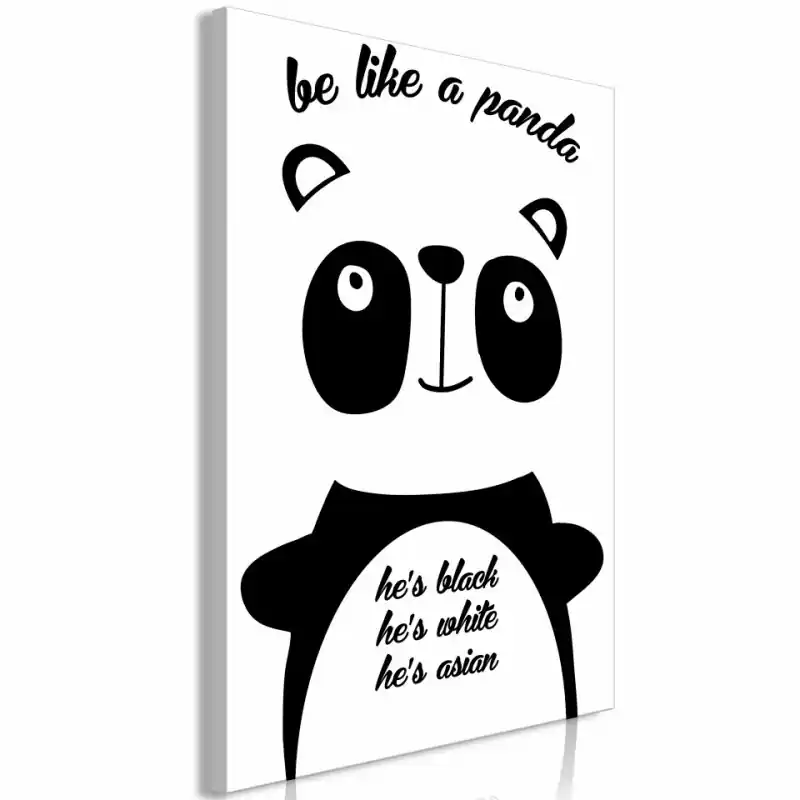 Bestseller Tablou - Be Like a Panda (1 Part) Vertical