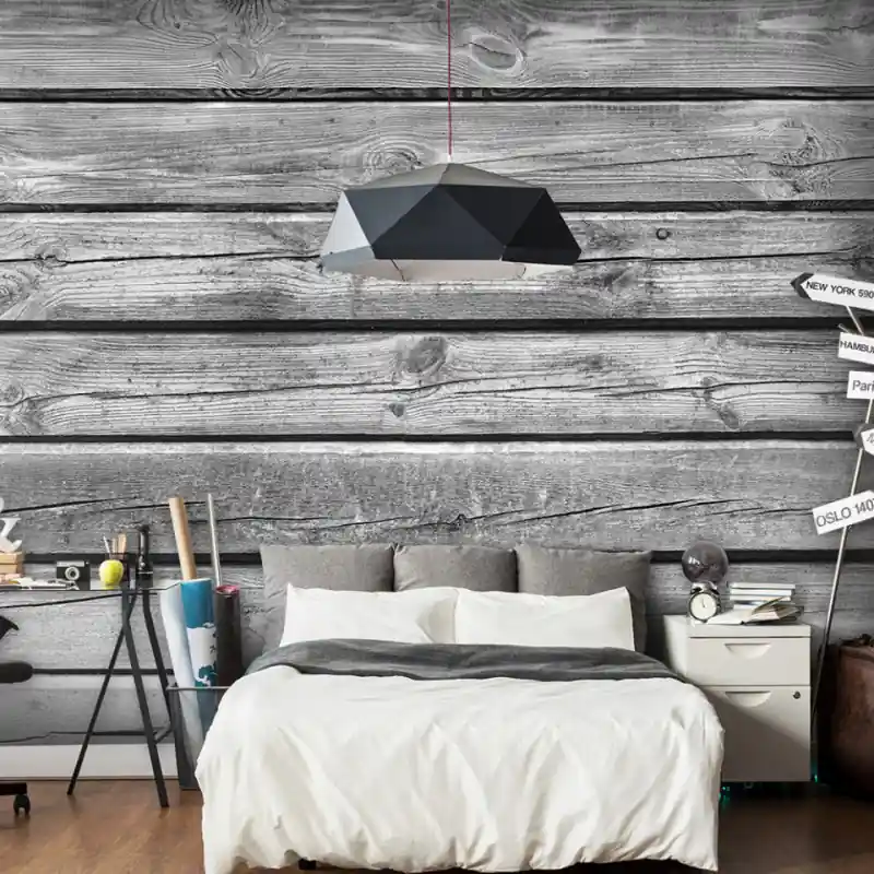 Bestseller Fototapet autoadeziv - Old Barn Wood
