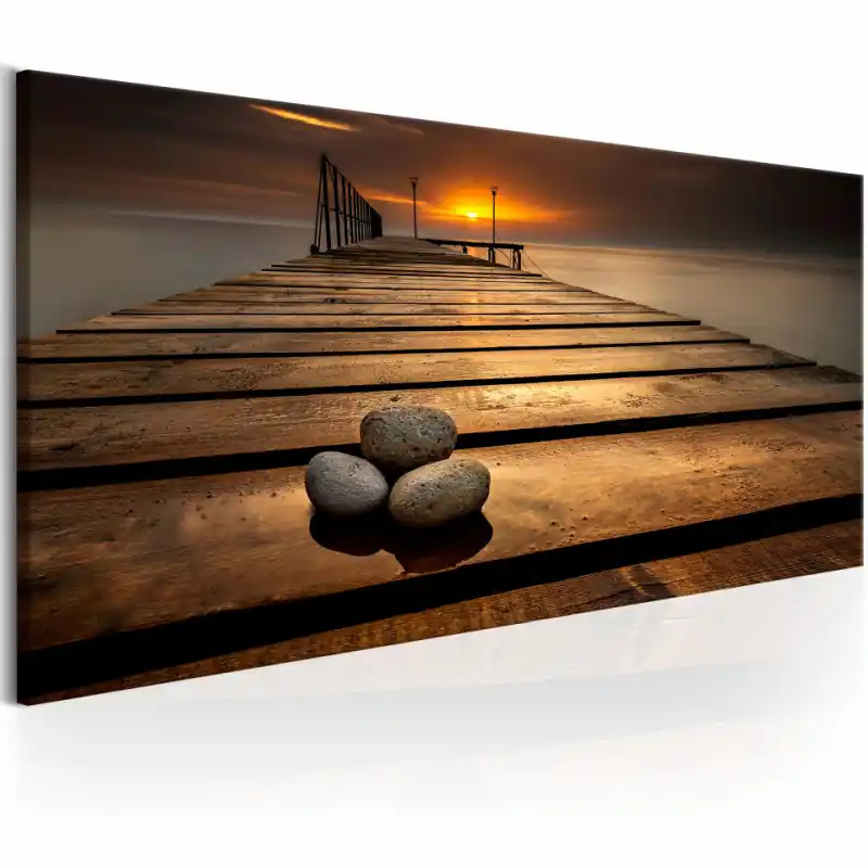 Bestseller Tablou - Stones on the Pier
