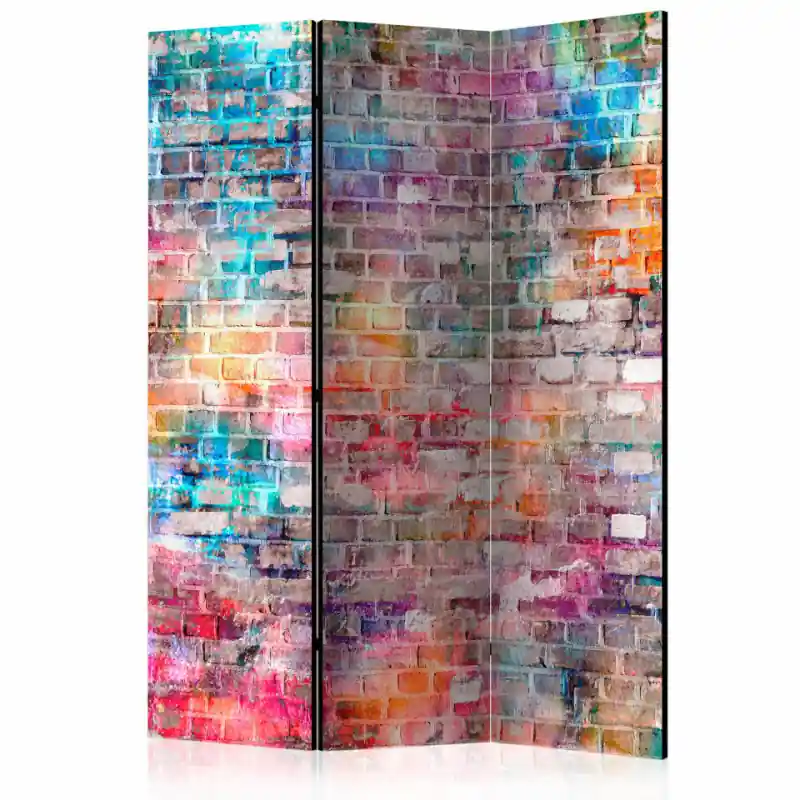 Bestseller Paravan - Colourful Brick [Room Dividers]