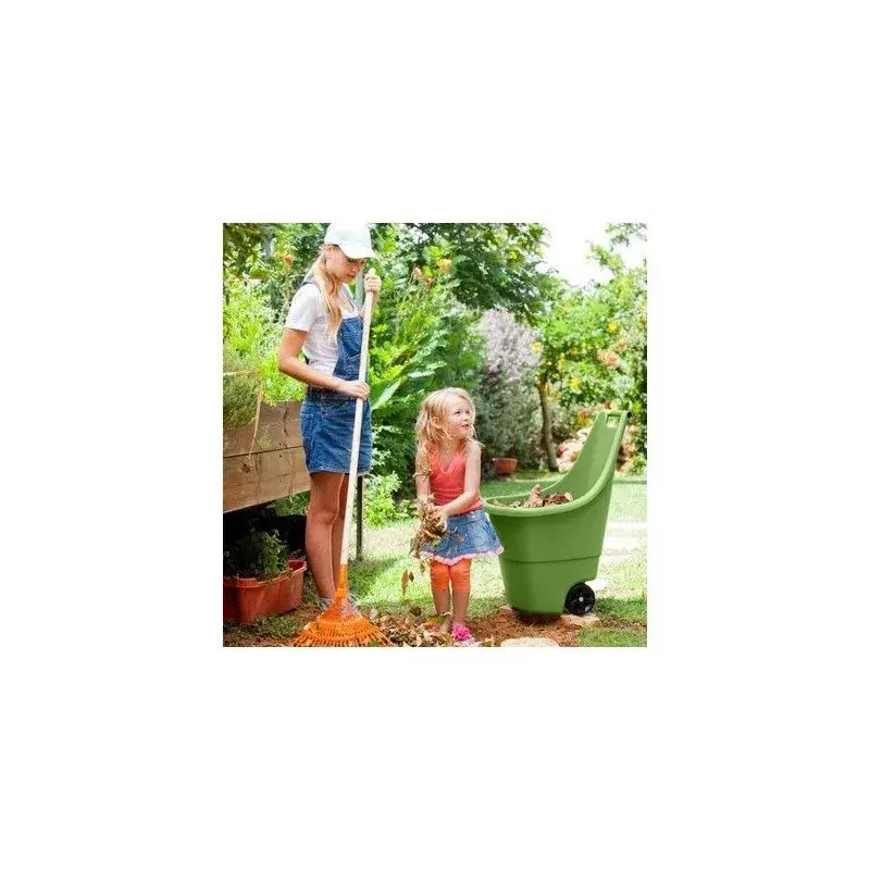 Roaba pentru gradina, verde, 50L Cel mai bun preț