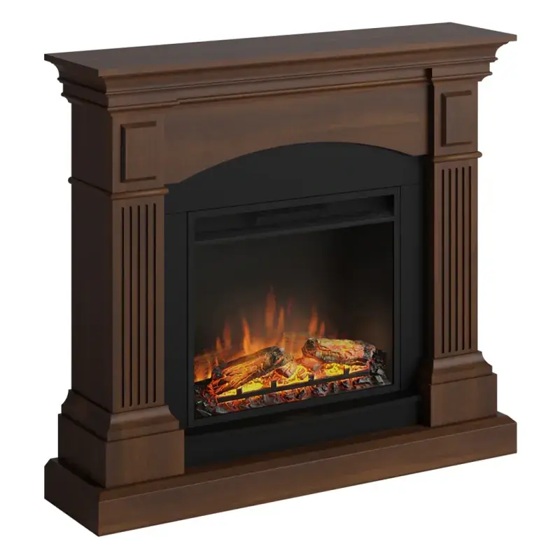 Cumpără acum SEMINEU MAGNA WALNUT WENGE CU FOCAR ELECTRIC POWERFLAME 23 INCH