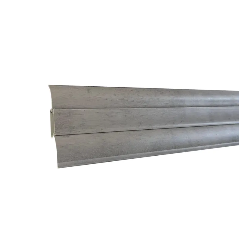 Promoție Plinta PVC parchet laminat Korner LP60, 2500 x 62 x 23 mm, gri inchis