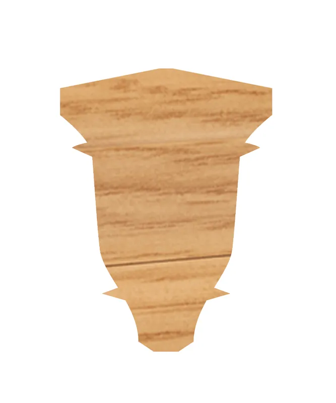 Reduceri Colt interior plinta Korner LP52, stejar auriu