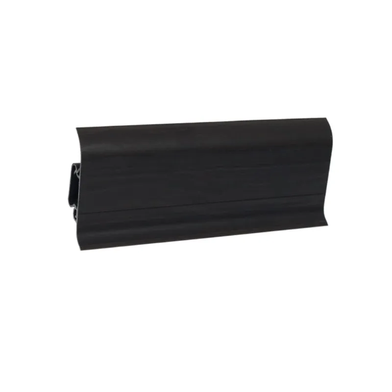 Retur ușor Plinta PVC parchet laminat Korner LP55, 2500 x 60 x 22 mm, stejar grafit