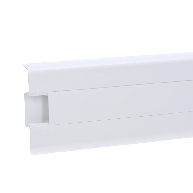 Plinta PVC parchet laminat Korner Siena 80, 2500 x 80 x 20 mm, alb Expediere rapidă