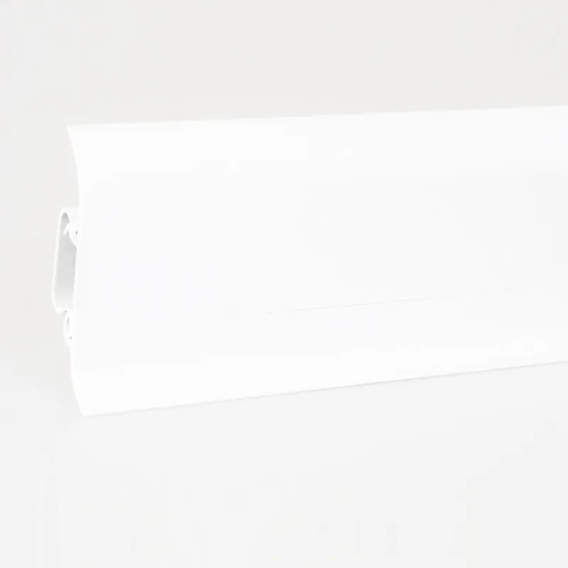 Plinta PVC parchet laminat Korner LP55, 2500 x 60 x 22 mm, alb Cel mai bun preț
