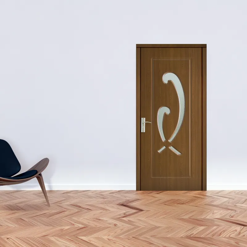 Usa interior din MDF Style 160, cu geam, reversibila, toc si accesorii incluse, stejar inchis, 80 x 200 cm Retur ușor
