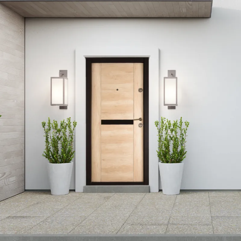 Usa metalica apartament Prestige 04 A, bej, 96 x 205 cm, stanga Ofertă