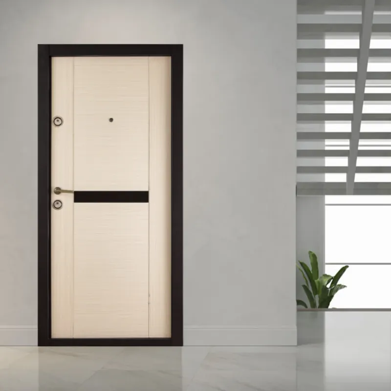 Usa metalica apartament Prestige 04 B, bej, 96 x 205 cm, dreapta Preț mic