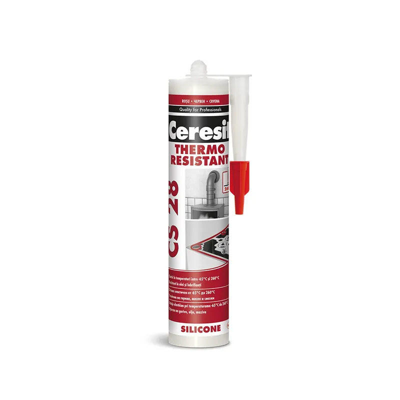 Retur gratuit Silicon CS 28 Ceresit 300 ml pentru temperaturi inalte