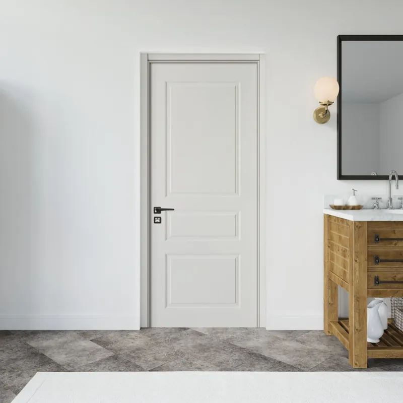 Usa interior din MDF Sylon 2102, reversibila, toc si accesorii incluse, alba, 60 x 200 cm Reduceri