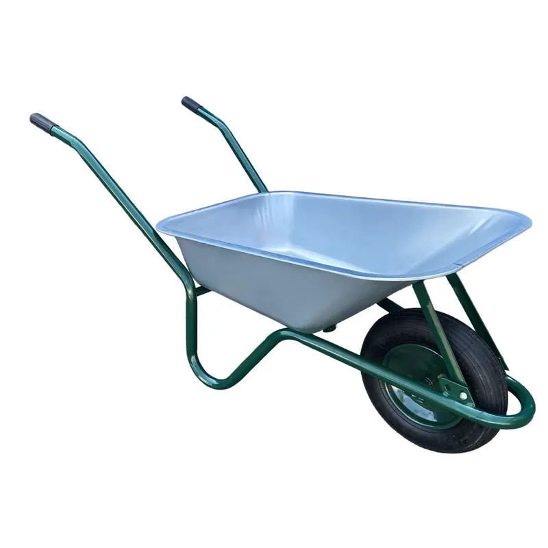 Roaba constructii cu roata pneumatica galvanizata Ekotools 100 L Reducere de preț