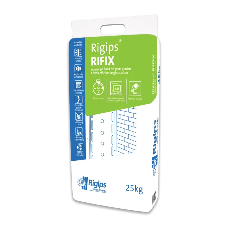 Adeziv gips carton Rigips Rifix, aderenta ridicata, 25 Kg Reducere