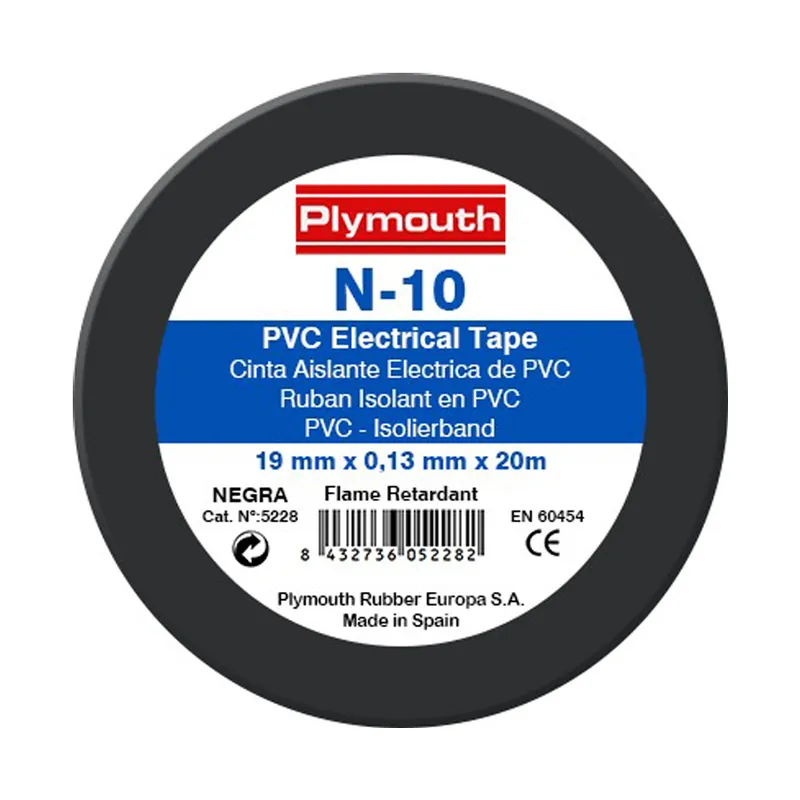 PLYMOUTH banda izolatoare N10 19mmx20M - NEGRU Retur gratuit