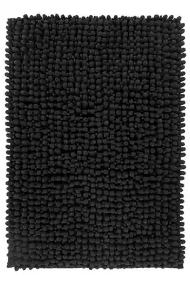 Retur ușor Covoras baie anti-slip Fluffy FLU 700 Negru 40x60cm