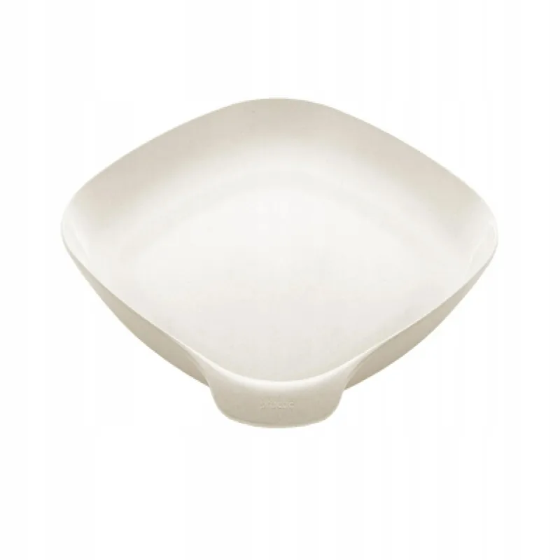 Farfurie din plastic, 26 x 21 cm, bej Preț redus