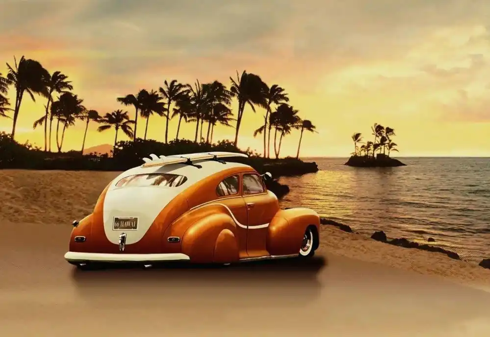 Ofertă exclusivă Fototapet CONSALNET 057P8, model HAWAII, multicolor, 368 x 254 cm