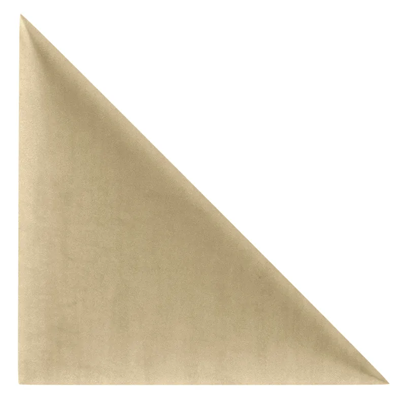 Retur gratuit Panou decorativ tapitat Mollis Melange Triunghi PT 30x30 cm BEJ ME04