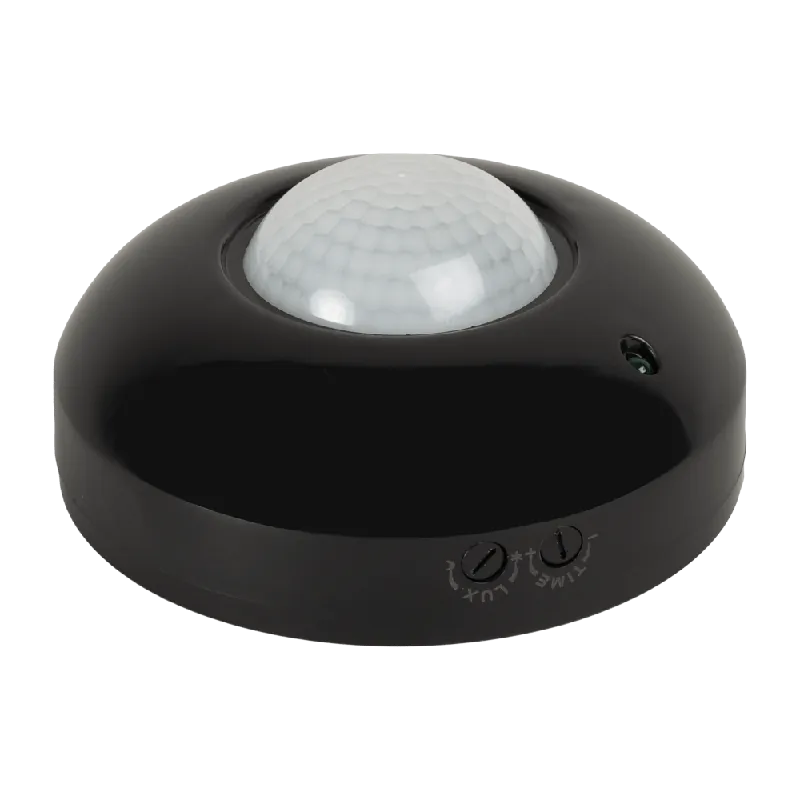 Senzor de miscare, IP20 360°, negru, Novelite Retur ușor
