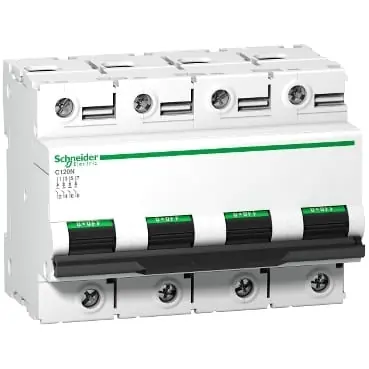 Ofertă specială Siguranță automată Schneider Acti9 C120N 4P 100A — Protecție de înaltă performanță pentru instalații electrice industriale și comerciale