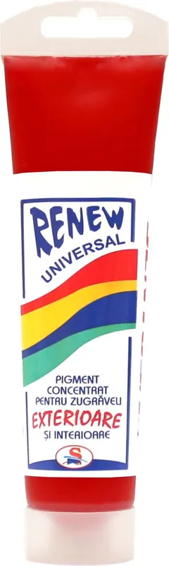 Pigment, pentru vopsea lavabila, rosu 109, 70 ml, Renew Universal Ieftin