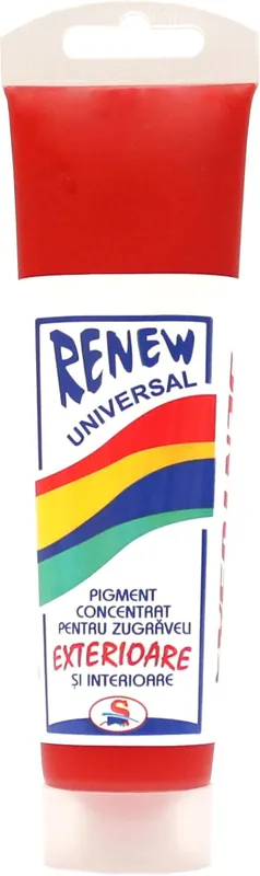 Preț redus Pigment, pentru vopsea lavabila, rosu 126, 70 ml, Renew Universal