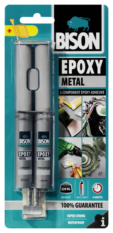 Adeziv, Epoxy metal, 24 ml, Bison Chilipir