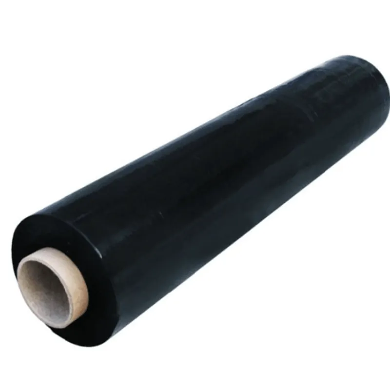 Expediere rapidă Folie stretch, 500 mm, 23 µm, neagră, ambalaj, rolă L-250 m