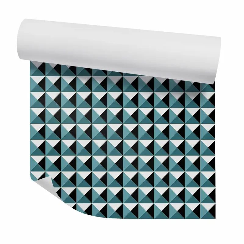 Bestseller Tapet decorativ Pătrate spațiale abstracte