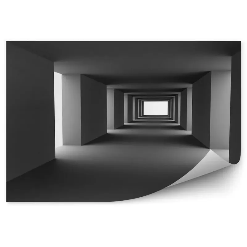 Bestseller Fototapet vintage Un Tunel De Dungi Luminoase Și Întunecate În Schimbare