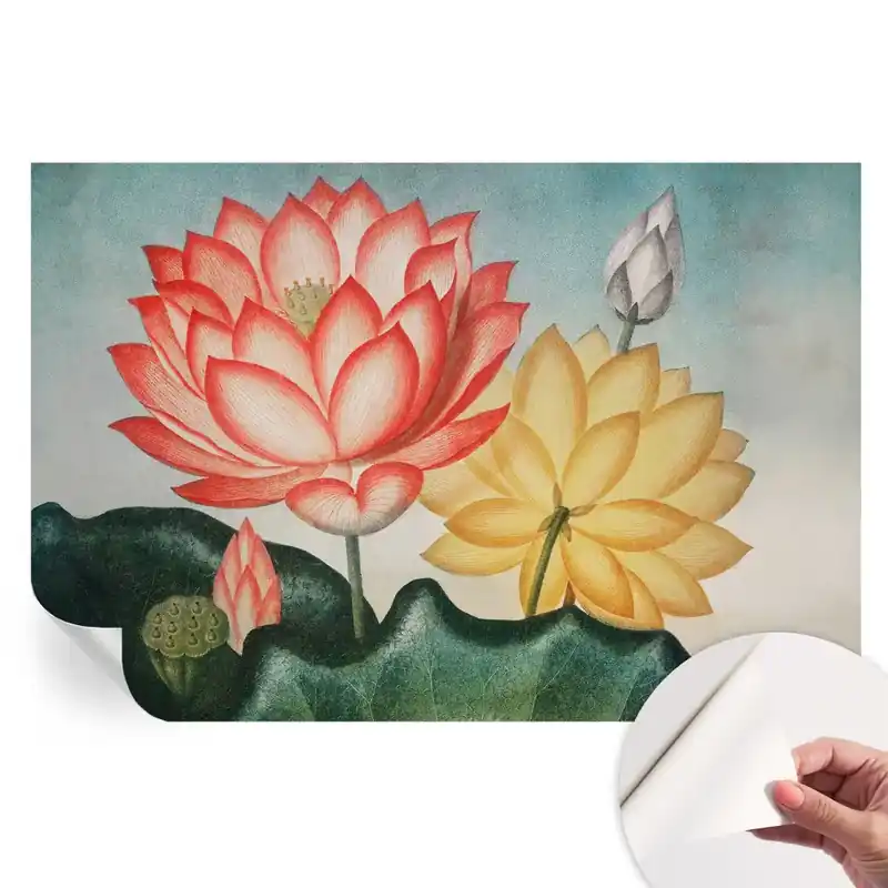 Bestseller Tapet fotografic autoadeziv cu flori de lotus