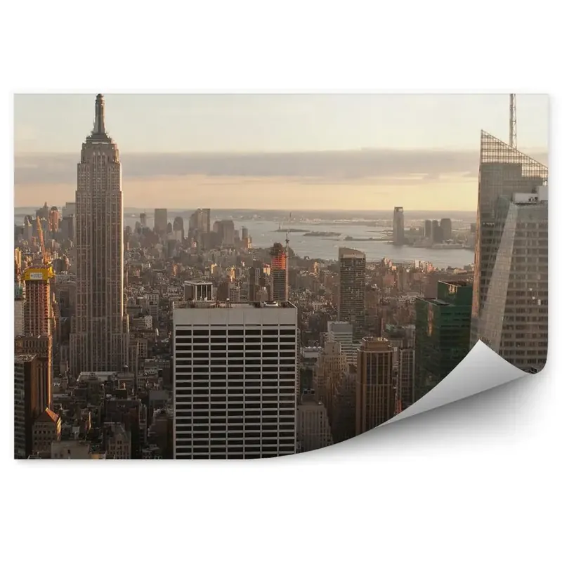 Bestseller Fototapet vintage Zgârie-Nori Din Manhattan, New York