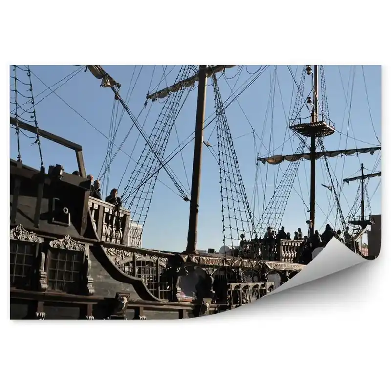 Premium Fototapet pentru perete Navă Cu Vele Pirat Gdansk, Marea Baltică