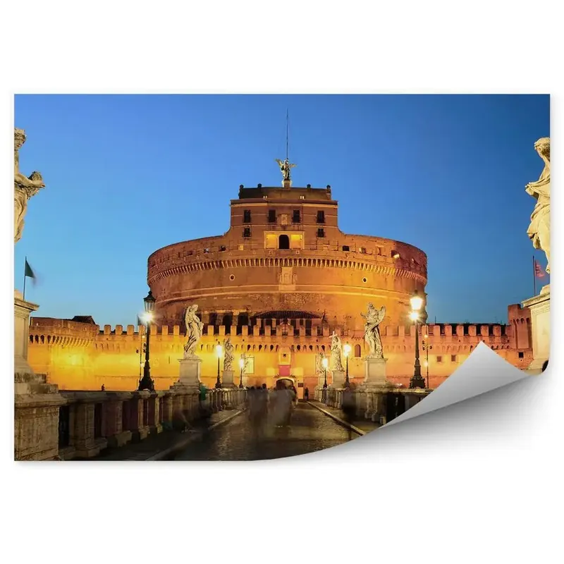 Bestseller Fototapet perete Castel Sant‘Angelo Roma Italia Sculpturi Pod