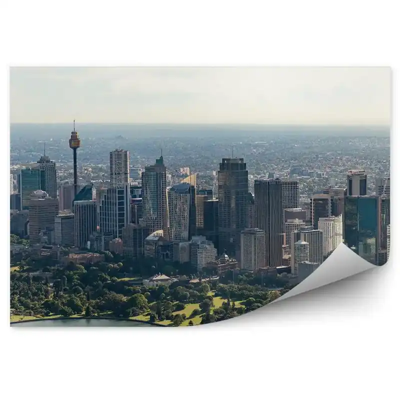 Plată securizată Fototapet perete Vedere Aeriană A Orizontului Sydney