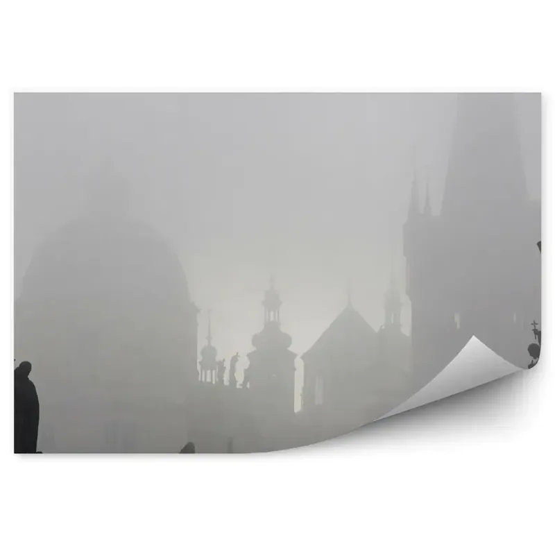 Disponibil imediat Decor fototapet Podul Carol Praga Ceață De Dimineață