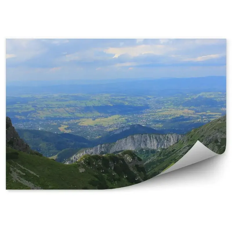 Fototapet Vedere A Munților Kasprowy Wierch Tatra, Cer, Nori Retur ușor