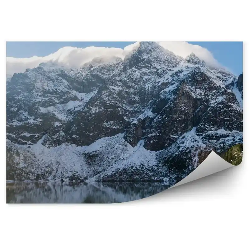 Reducere de preț Fototapet Morskie Oko Munții Tatra Copaci Cer Nori