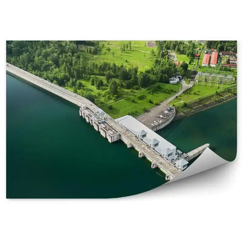 Decor fototapet Rezervorul De Apă Din Barajul Bieszczady Solina Lichidare de stoc