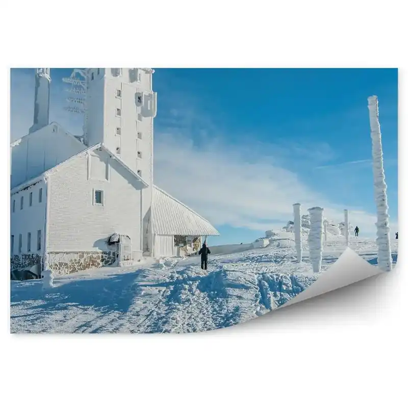 Retur gratuit Fototapet vintage Arhitectura Clădirii De Vârf De Munte