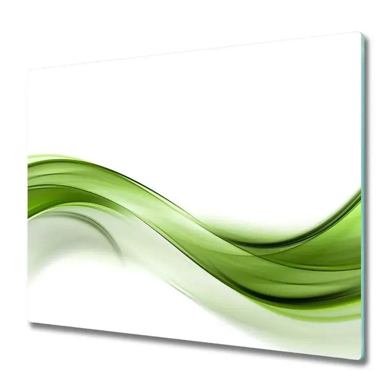 Tocător din sticlă Dungă verde Disponibil imediat