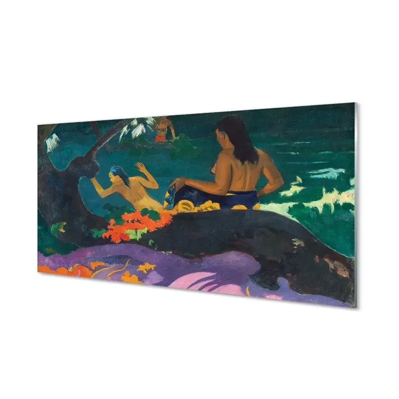 Fotografie imprimată pe sticlă Paul Gauguin - Fatata Te Miti (By The Sea) Lichidare de stoc