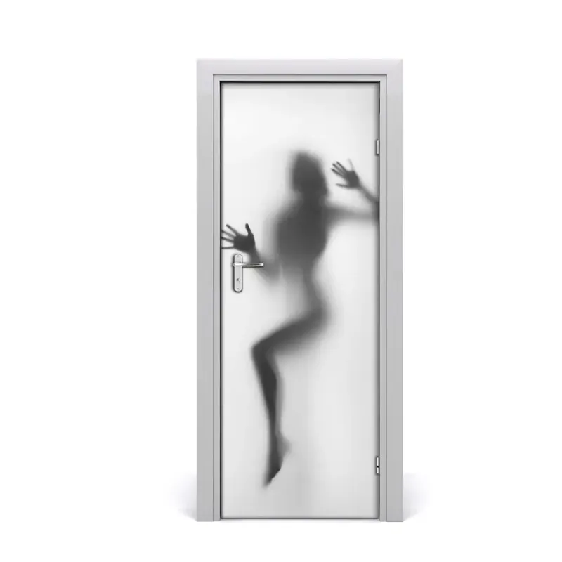 Chilipir Autocolant de uși Femeie sexy din umbra
