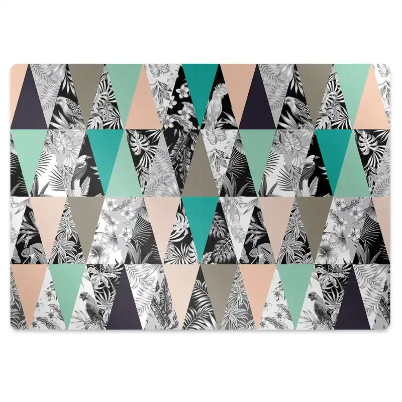 Reducere Protectie podea birou Patchwork exotic