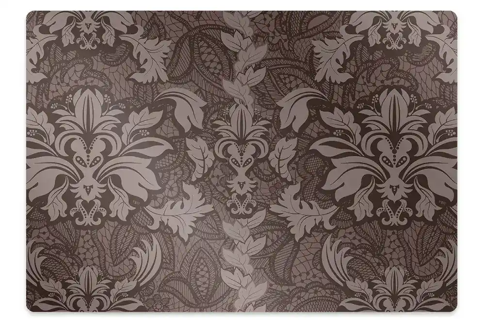 Protectie podea scaun birou Motiv în stil damasc Premium