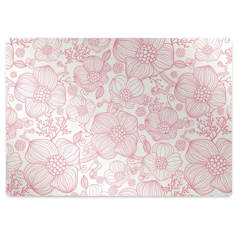 Protectie podea birou Contur flori Disponibil imediat