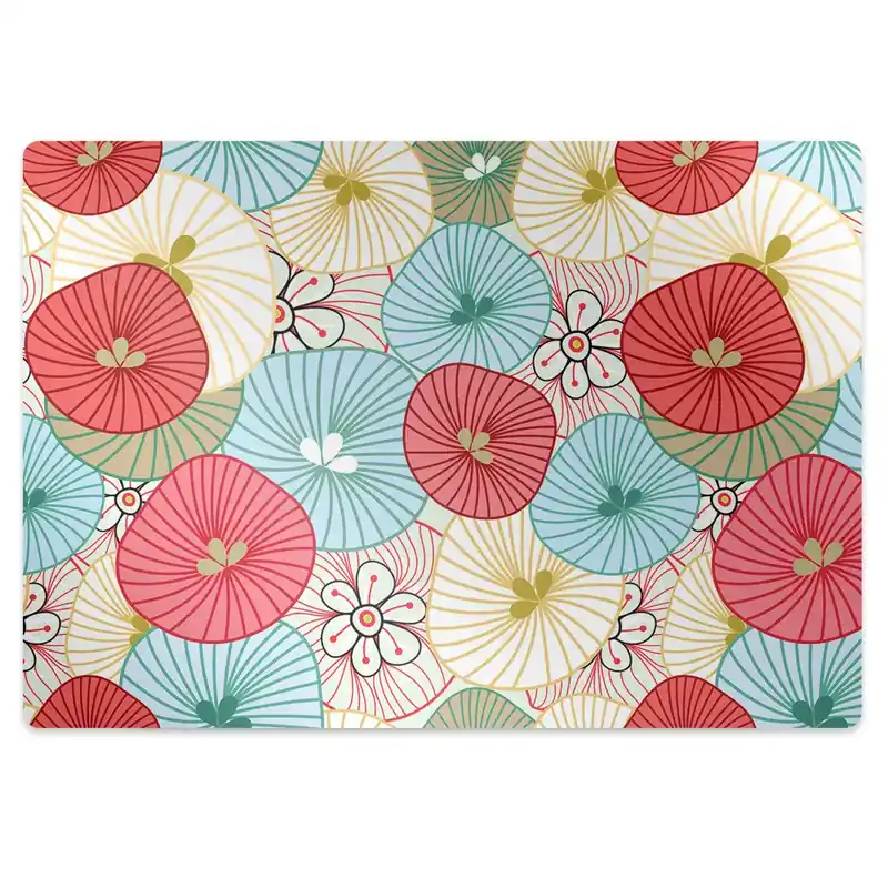 Protectie podea scaun birou Motiv floral Ofertă