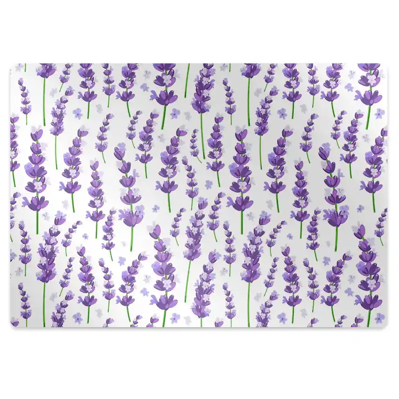Protectie podea scaun birou Flori violete Ofertă