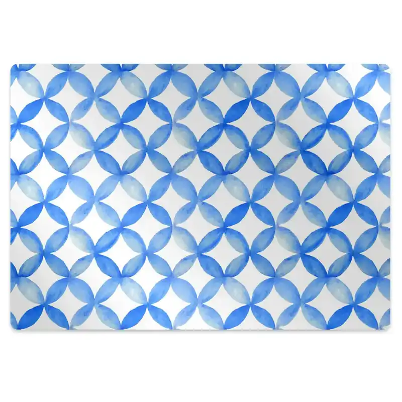 Premium Protectie podea scaun Cercuri albastre